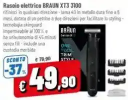 A&O Rasoio elettrico BRAUN XT3 3100 offerta