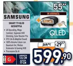Unieuro SAMSUNG SMART TV QLED QE55Q7F5A offerta