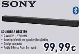 Unieuro SONY SOUNDBAR HTSF150 offerta
