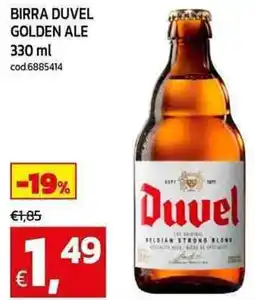 C+C maxigross Birra duvel golden ale offerta