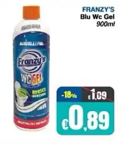 Franzy's FRANZY'S Blu Wc Gel offerta