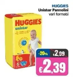 Franzy's HUGGIES Unistar Pannolini offerta