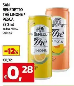 C+C maxigross San benedetto thè limone / pesca offerta