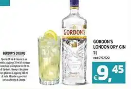 C+C maxigross Gordon's london dry gin offerta