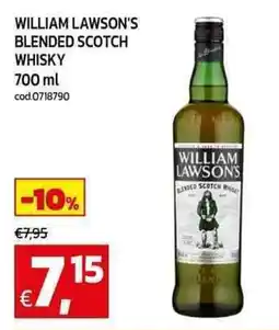 C+C maxigross William lawson's blended scotch whisky offerta