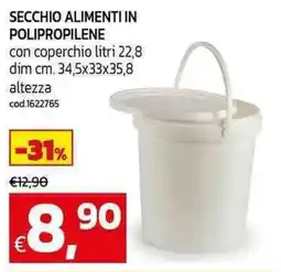C+C maxigross Secchio alimenti in polipropilene offerta