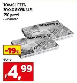 C+C maxigross Tovaglietta 30x40 giornale offerta