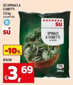 C+C maxigross Sù spinaci a cubetti offerta