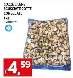 C+C maxigross Cozze cilene sgusciate cotte congelate offerta