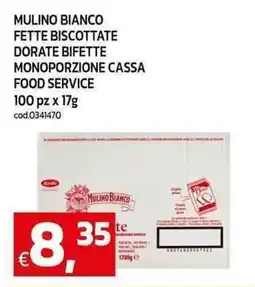C+C maxigross Mulino bianco fette biscottate dorate bifette monoporzione cassa food service offerta