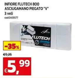 C+C maxigross Infiore flutech 800 asciugamano piegato "v" 3 veli offerta