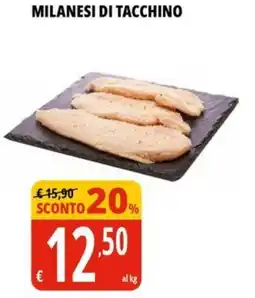 Tigros Milanesi di tacchino offerta