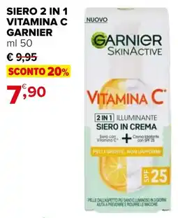 Iperal Siero 2 in 1 vitamina C GARNIER offerta