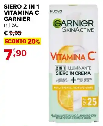 Iperal Siero 2 in 1 vitamina C GARNIER offerta