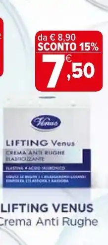 Iperal Lifting venus crema anti rughe offerta