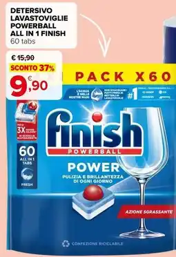 Iperal Detersivo lavastoviglie powerball all in 1 FINISH offerta