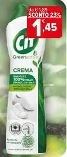 Iperal Cif greenactive crema offerta