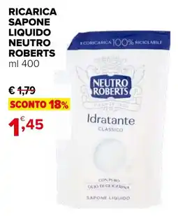 Iperal Ricarica sapone liquido NEUTRO ROBERTS offerta