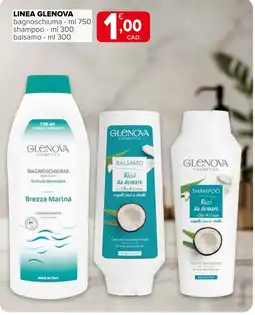 Iperal Linea bagnoschiuma -shampoo - balsamo GLENOVA offerta