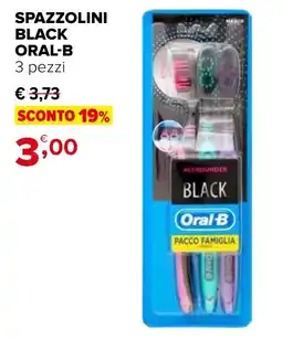 Iperal Spazzolini black ORAL-B 3 pezzi offerta