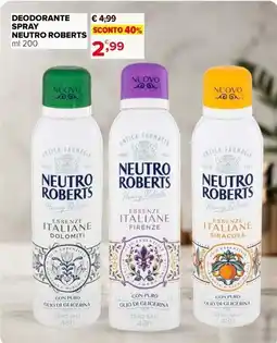 Iperal Deodorante spray NEUTRO ROBERTS offerta