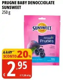 Tigros Prugne baby denocciolate SUNSWEET offerta