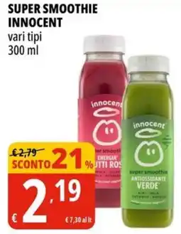 Tigros Super smoothie INNOCENT offerta