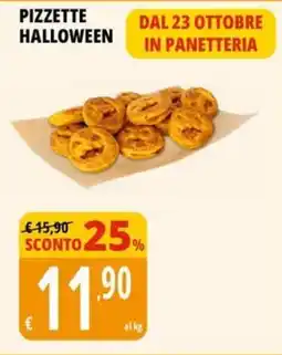 Tigros Pizzette halloween offerta