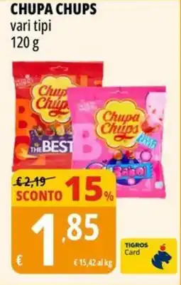 Tigros Chupa chups offerta