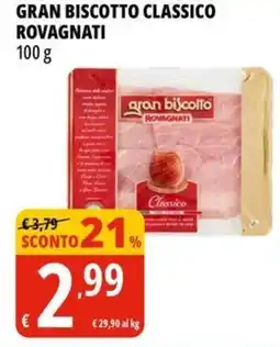 Tigros Gran biscotto classico ROVAGNATI offerta