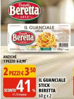 Tigros Il guanciale stick BERETTA offerta