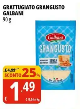 Tigros Grattugiato grangusto GALBANI offerta