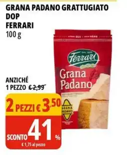 Tigros Grana padano grattugiato dop FERRARI offerta