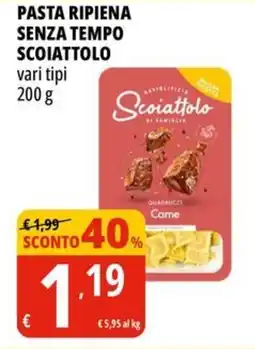 Tigros Pasta ripiena senza tempo SCOIATTOLO offerta