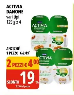 Tigros Activia DANONE offerta