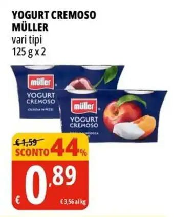 Tigros Yogurt cremoso MÜLLER offerta