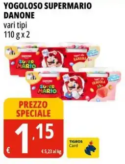 Tigros Yogoloso supermario DANONE offerta