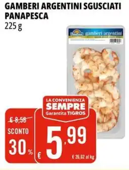 Tigros Gamberi argentini sgusciati PANAPESCA offerta