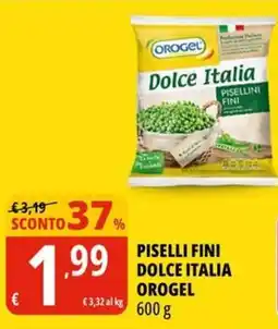 Tigros Piselli fini dolce italia OROGEL offerta