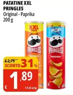 Tigros Patatine XXL PRINGLES offerta