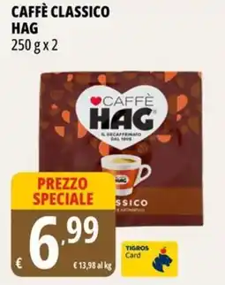 Tigros Caffè classico HAG offerta