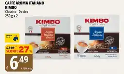 Tigros Caffè aroma italiano KIMBO offerta
