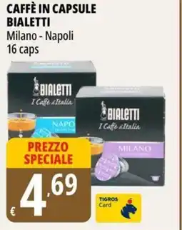 Tigros Caffè in capsule BIALETTI offerta