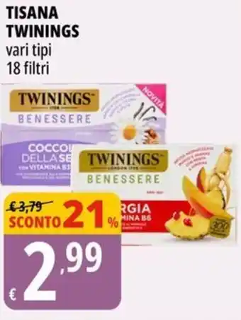 Tigros Tisana TWININGS offerta