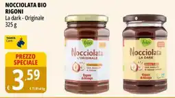 Tigros Nocciolata bio RIGONI offerta