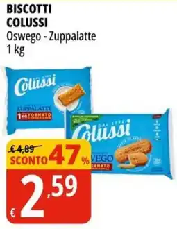 Tigros Biscotti COLUSSI offerta