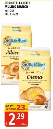 Tigros Cornetti farciti MULINO BIANCO offerta