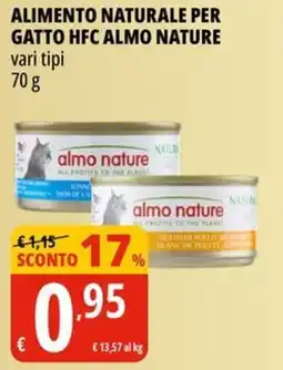 Tigros Alimento naturale per gatto HFC ALMO NATURE offerta