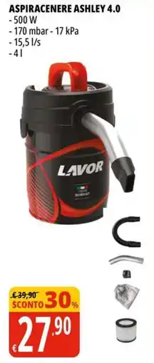 Tigros Aspiracenere ashley 4.0 LAVOR offerta