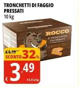 Tigros Tronchetti di faggio pressati offerta
